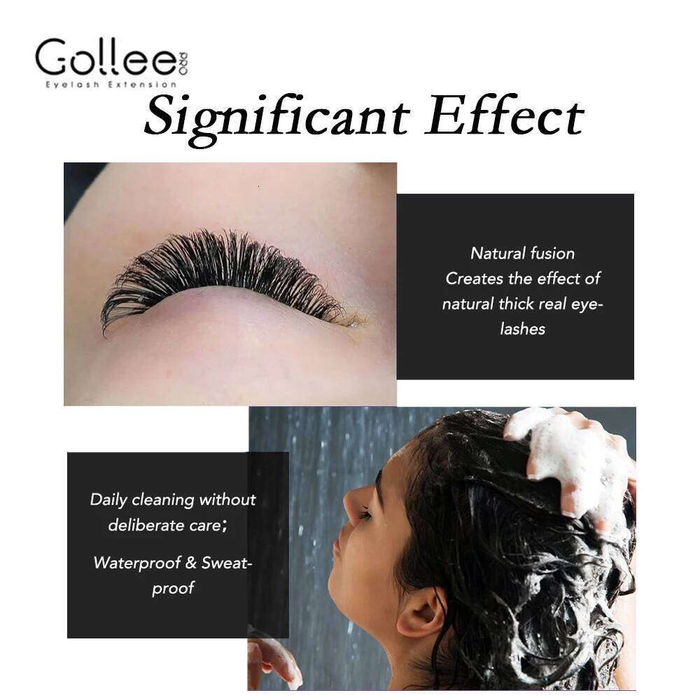 Gollee 1s Dry Mixed floral fragrance Eyelash Extension with Bonder Glue Lash Fast Accelerator Waterproof Bond X250724