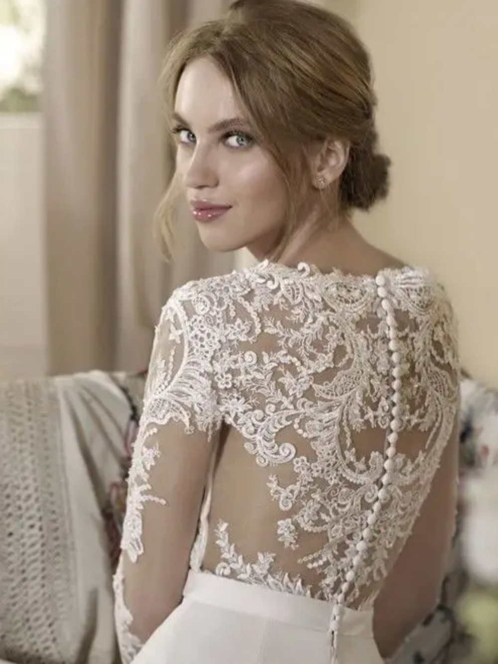 Elegant Wedding Wraps Jackets Customized Lace Applique Long Sleeve Bridal Boleros Wraps Shawls Custom Made Accessories Jacket