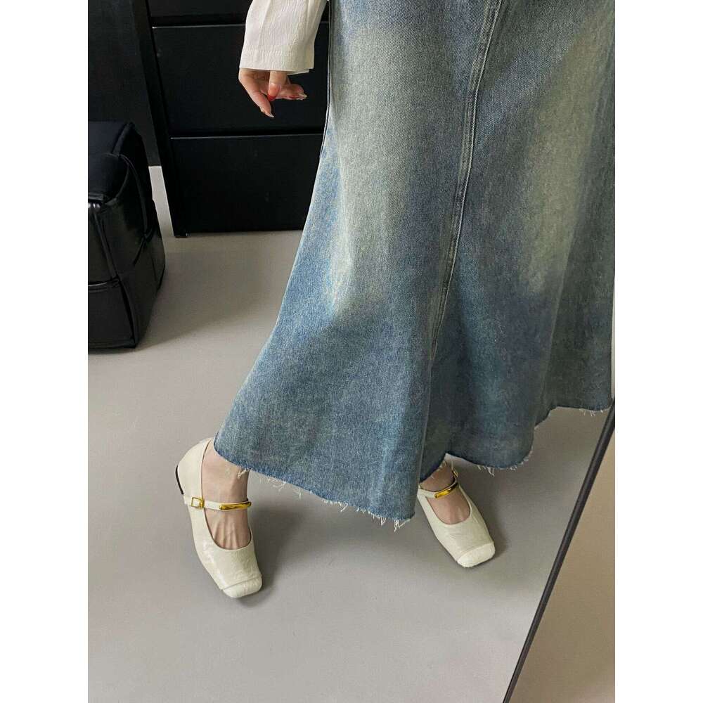 Hidden Heel Mary Jane Black Single for Women 2025 New French Style Red Evening Gentle Shoes