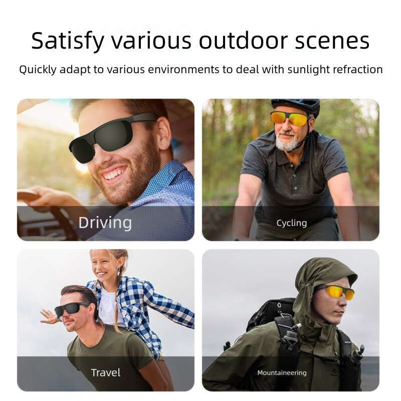 Designer Famous Brand Outdoor Cycling Polarized Sunglasses Black Technology Directional Audio Wireless Earphones Smart Bluetooth