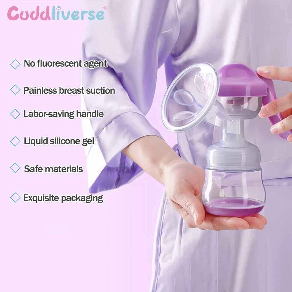 2-in-1 manual breast pump maternity products large suction with pacifier food-grade PP material X250724