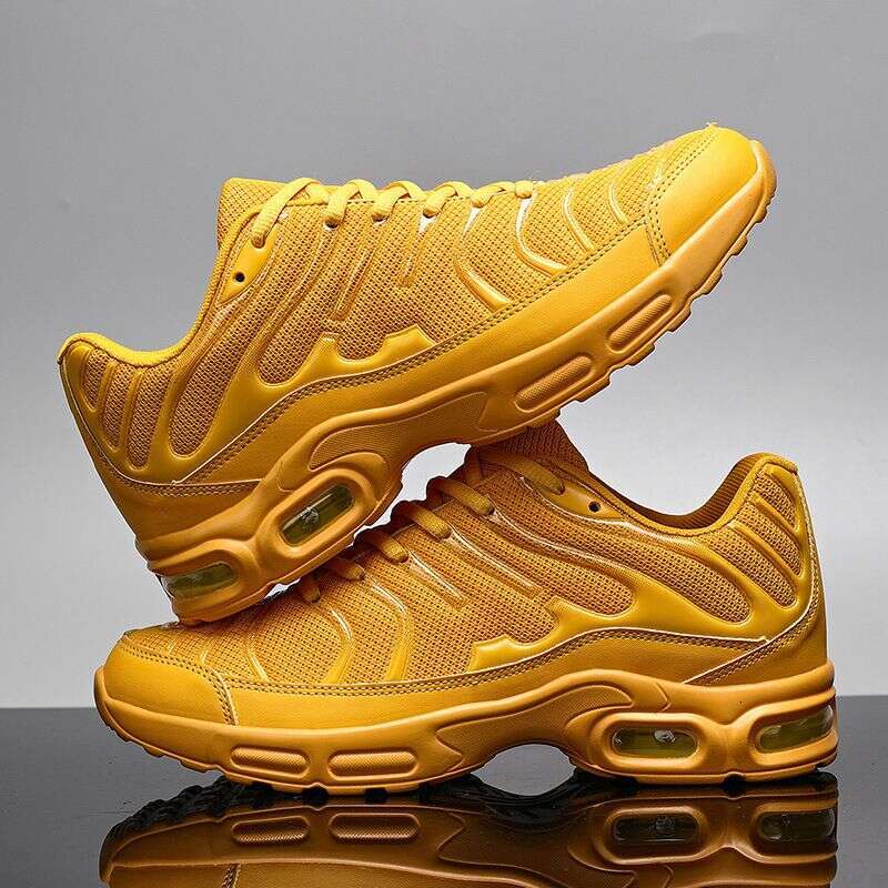 Men's Air Cushion Fly Woven Breathable Sports Outdoor Casual Lightweight Comfortable Running Shoes