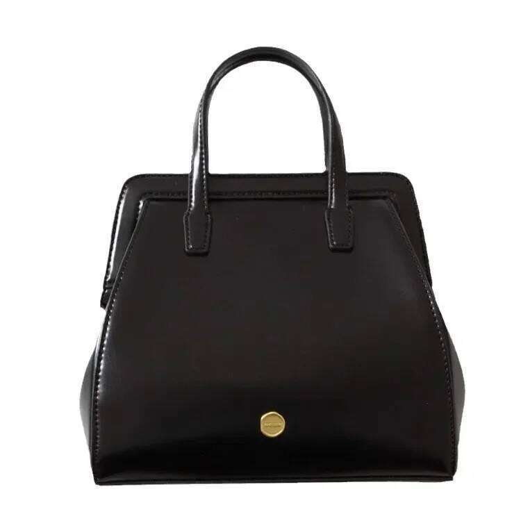 korea autumn new ins women's bag clip niche retro black tide handbag backpack women bags for students