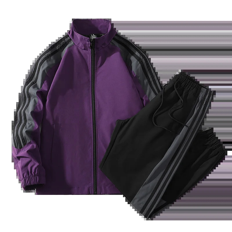 Fashion Sports Men Sets Men Tracksuit Casual Joggers Hoodies SweatshirtSweatpants Suit 2 Piece Sets Male Sportswear 250717