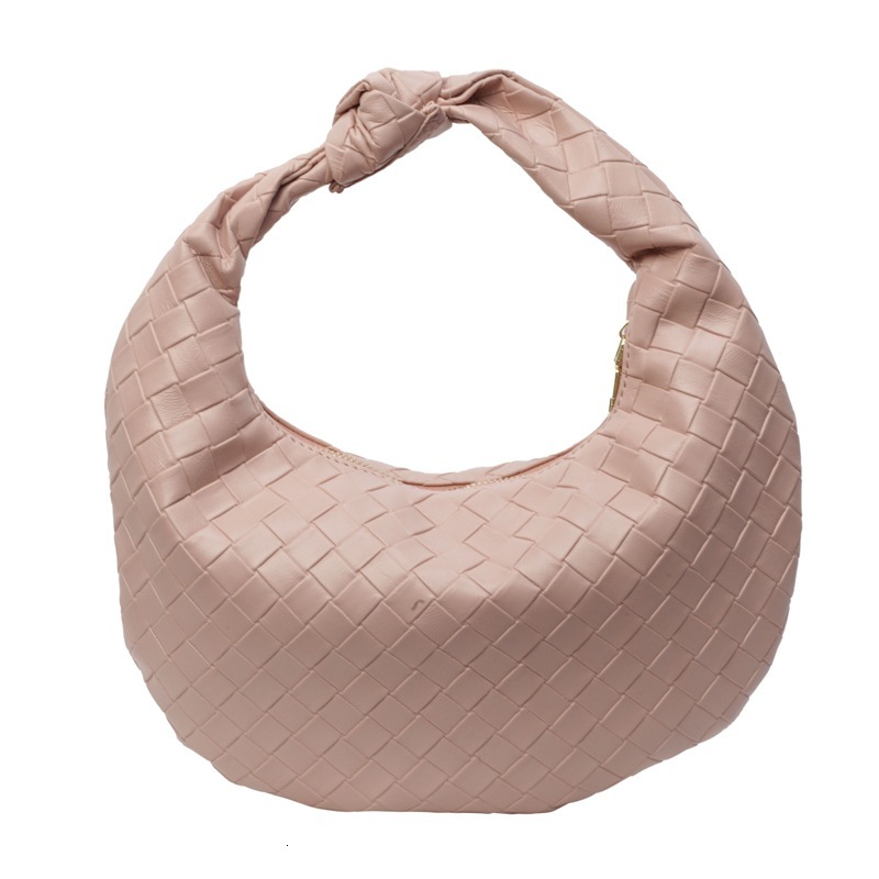 Free Shipping Designer Luxury Fashion Texture Women's Woven Bag Casual Vacation Handbag New Single Shoulder Armpit Bag Beach Bag