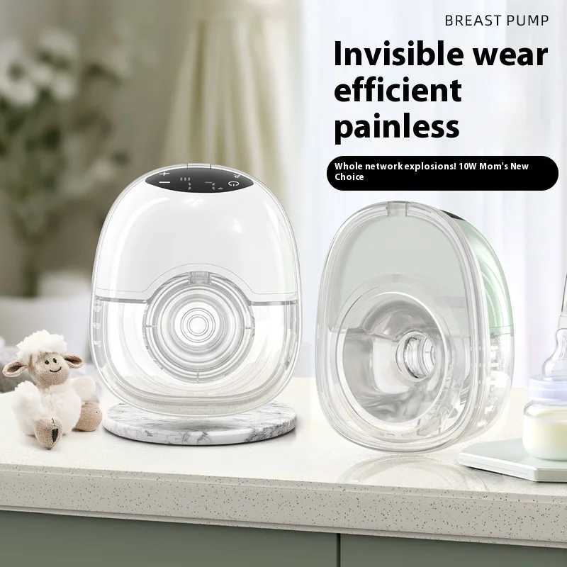 180ML Hands-Free Electric Portable Breast Pump BPA-Free with LED Display 4 Modes 12 Levels X250724