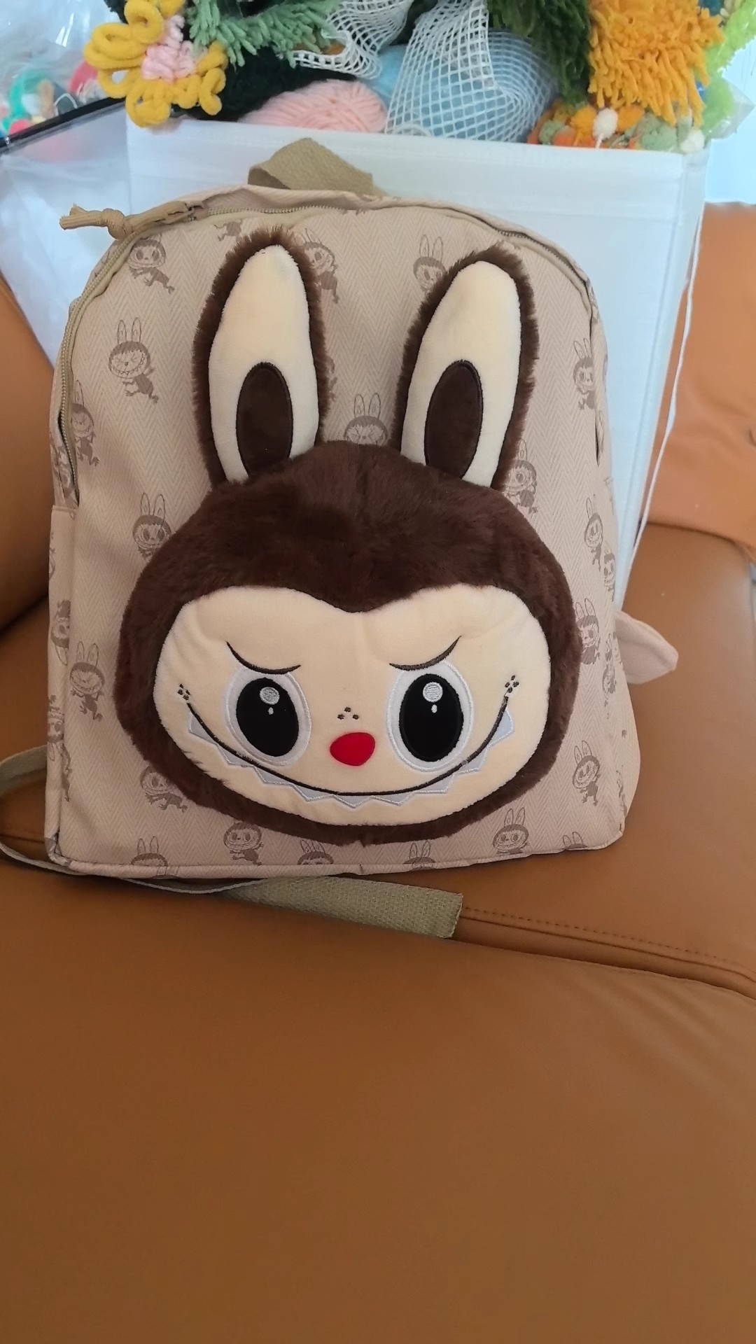 Cute L-Labubus Cartoon Teenage Backpack Gift Student Work Daypack For Men Women Laptop Computer Canvas Bags
