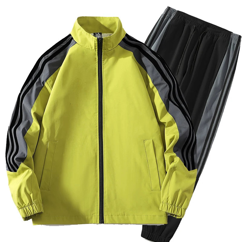 Fashion Sports Men Sets Men Tracksuit Casual Joggers Hoodies SweatshirtSweatpants Suit 2 Piece Sets Male Sportswear 250717