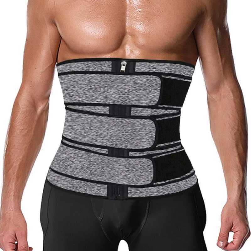Men Waist Support Waist Belt Workout Tummy Control Belly Cincher Sauna Sweat Girdle Sport Fat Trimmer Slimming Bands W250724