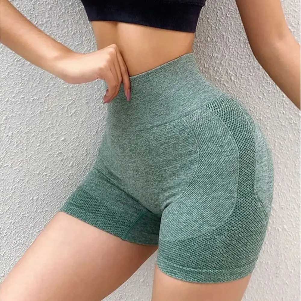 Comfortable Slim Fit Women Yoga Shorts High Waist Lift Butt Fitness Leggings Breathable Elastic Sports Underwear Gym XJ250724