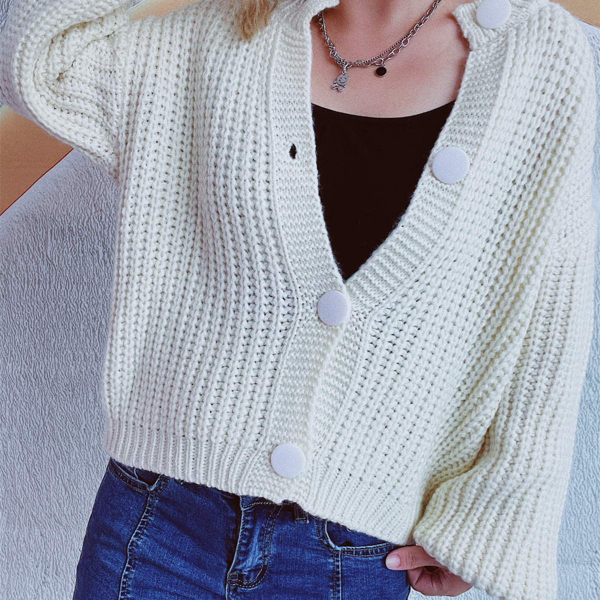 hot Free shipping designer sweater for women Fashionable sweater, warm and loose casual and lazy style knitted sweater