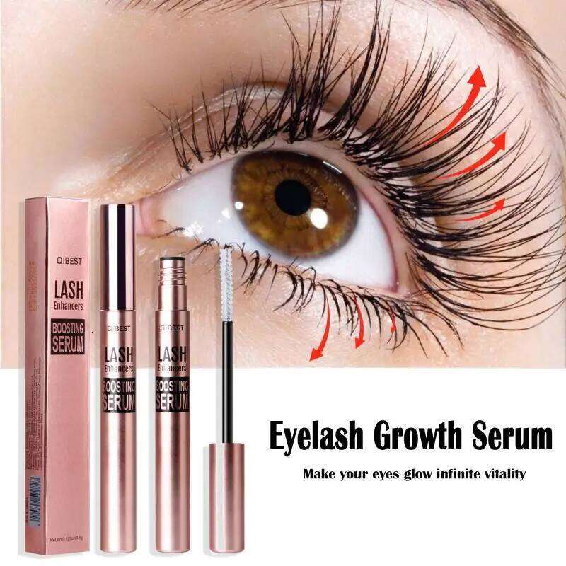 QIBEST Fast Growth Natural Eyebrow Enhancement Lift Lengthening Thicker Eyelashes Eyelash Serum X250723