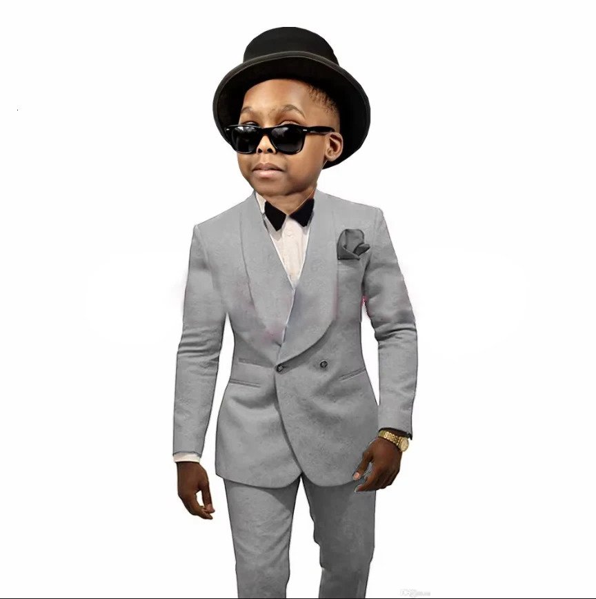 Kids Formal Suit for Boys 316 Years 2Pcs Gentleman Korean Outfit Wedding Birthday Party Blazer Pants Set Boys 250724