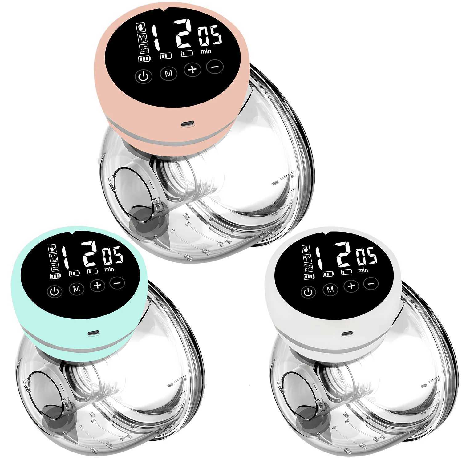 1PCS Wearable Electric Breast Pump Silent Milk Collection Hands-free Invisible Automatic Intelligent Breast Pump Portable Travel X250724
