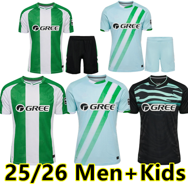24 25 26 real Betis soccer Jerseys JOAQUIN B.Iglesias camiseta de Juanmi CANALES Fekir 2024 2025 2026 home football shirts MEN KIDS socks kit