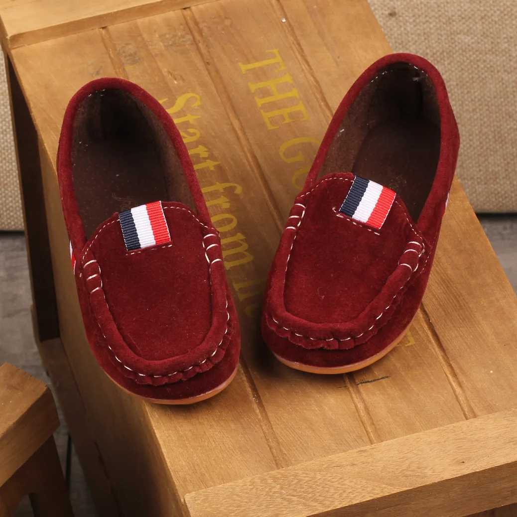 Fashion Boys Shoes Kids Children Soft Flats Sneakers Casual Shoes For Toddler Big Boy Classical Design British All-match Loafers XJ250724