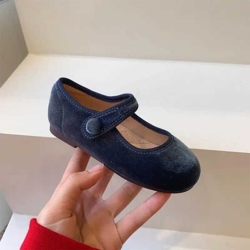 AncoBear Princess Flat Shoes for Baby Girls Kids Autumn Vintage Soft-sole Flatties with Low-cut Uppers Children Flats XJ250724