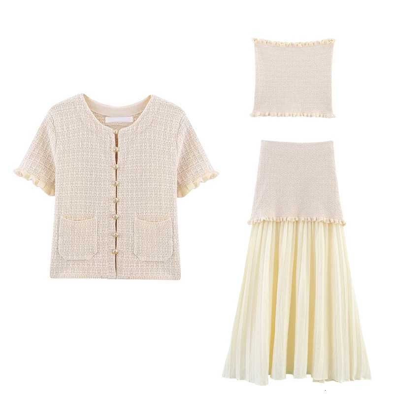 YENKYE European and American Style Fashionable Versatile Knit Cardigan Women Front Button with Pockets Short Sleeve Summer Top X250724