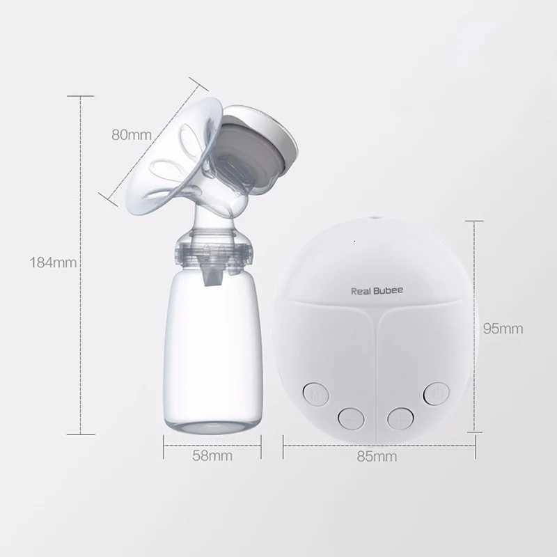 IMBABY Real Bubee Bilateral Electric Breast Pump Breast Pumping Milk Suction Large Automatic Massage Postpartum Breast Pump X250724