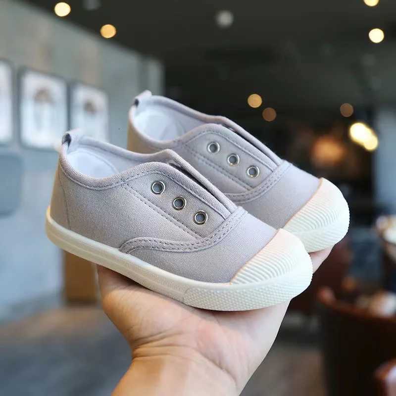 Real Photo Childrens Mesh Breathable Red Gray Black White Yellow Blue Canvas Shoes Boys Sneakers Girls Indoor Flats ShoesXJ250724