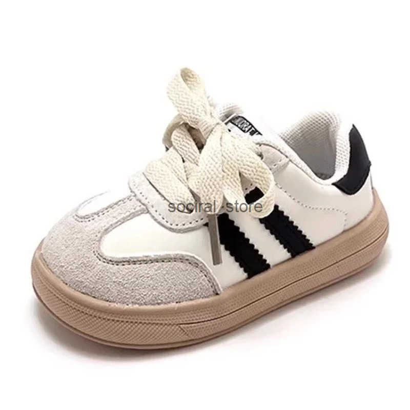 2025 Children Casual Sneakers for Girls Boys Spring Autumn New Fashion Korean Style Soft Anti-slippery Versatile Chic Baby Shoes Q250724