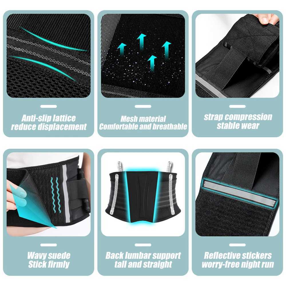 Professional Lumbar Support Belt 1PC - 3D Weaving Tech for Weightlifting Sciatica Pain Relief - Maximum Comfort Design W250724
