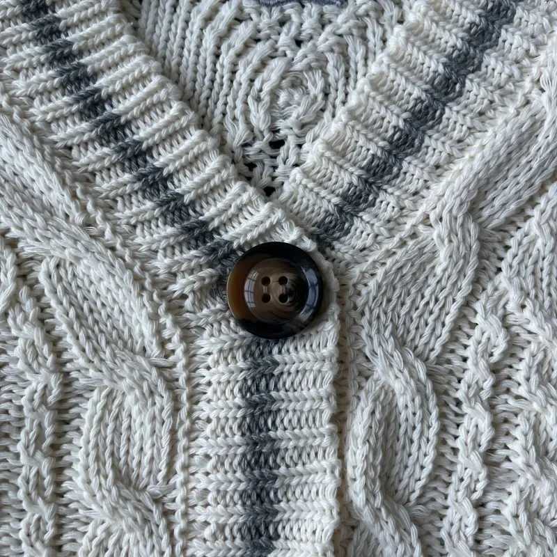 Flowers Cardigan Women Vintage Wisteria Embroidered Knitted Cardigan Female 2024 Autumn Winter Sweater Folklore Girl Tops X250724