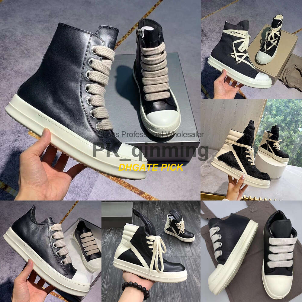 Top Women's/Men's Canvas Leather lace | High-Top Low-Top Platform Lace-Up Casual Winter Designers Boots