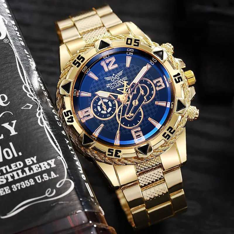 1pc Mens Business Watch Fashion Stainless Steel Mens Sports Quartz Watch W250724
