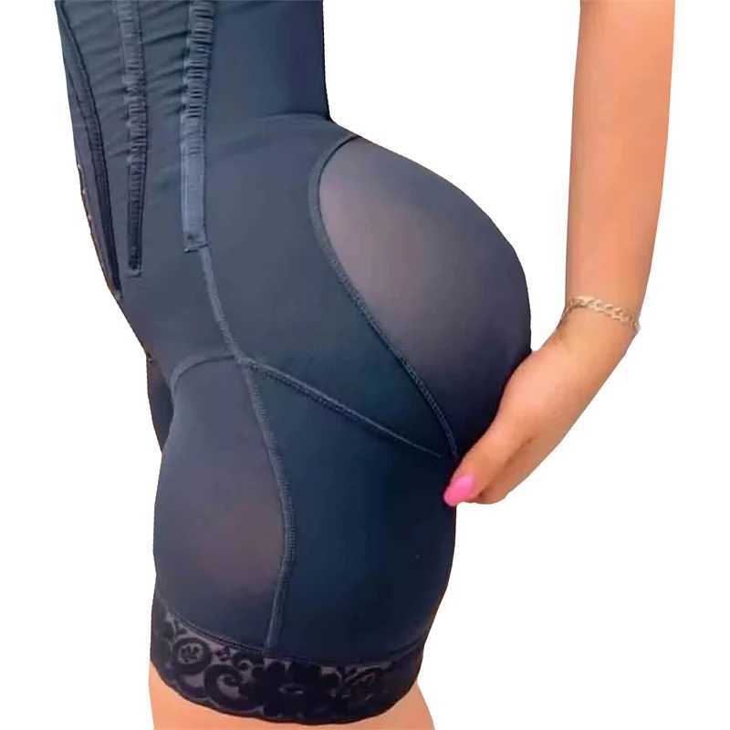 Women High Compression Bodysuit Colombian Shapewear Original Hook Eye Closure Tummy Control Thigh Trimmer Bodyshaper W250724
