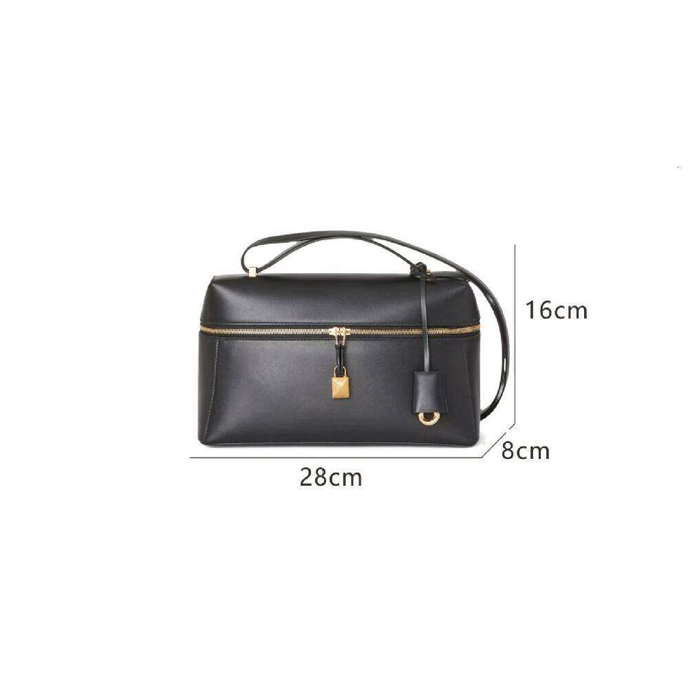 2025 New Genuine Women's Handbag Palm Pattern Cow Leather LunBags Box Bag Gigi Same Style Single Shoulder Slant Cross Body
