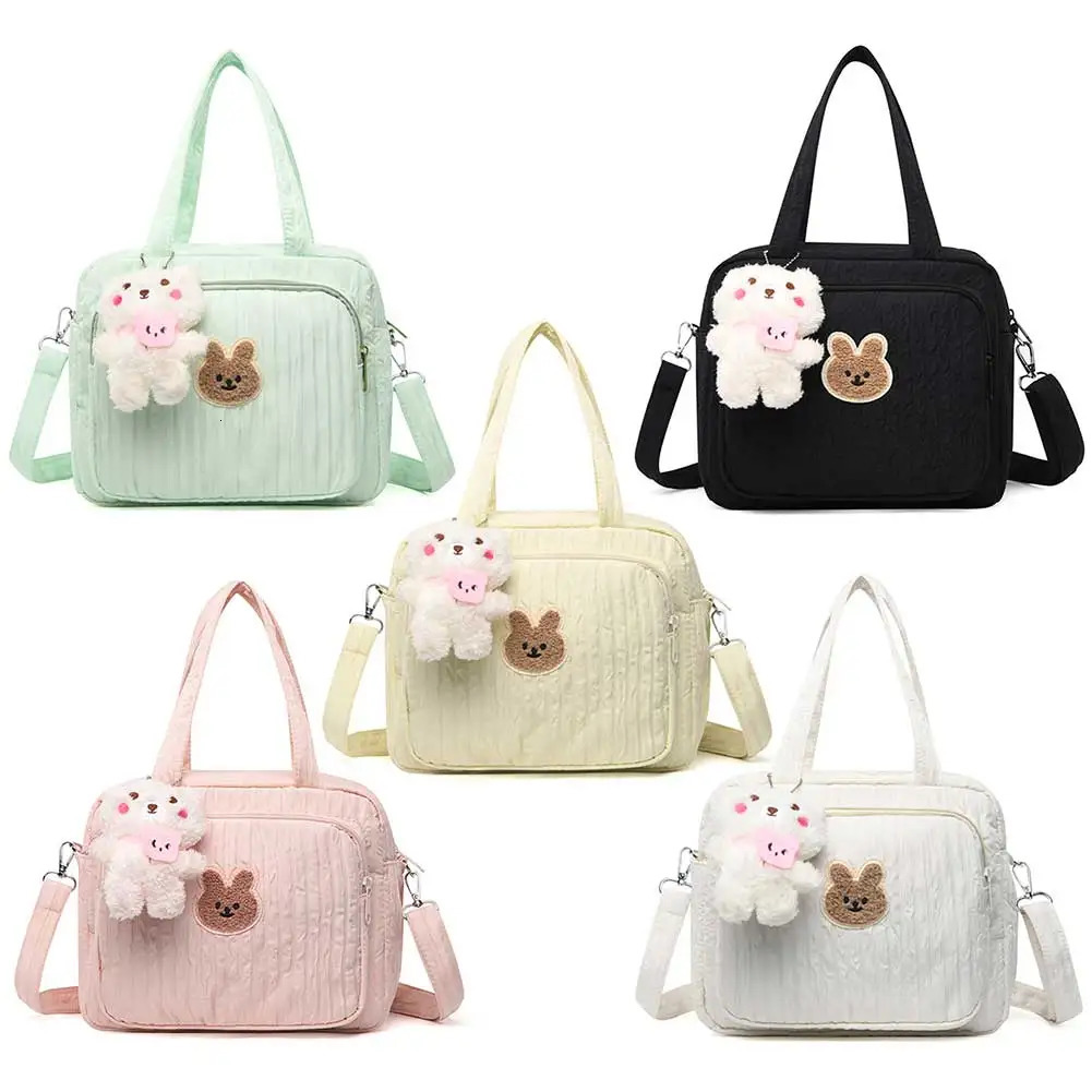Mommy Stroller Nappy Bag Portable Cute Cartoon Multifunction Large Capacity Baby Diaper Bags with Pendant Nylon Mom Travel Tote 250724