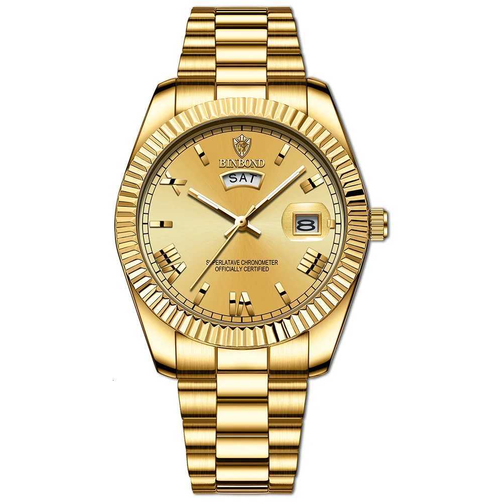 BINBOND Brand Mens Business Sports Quartz Watch Classic Waterproof Luminous Calendar Creative Clock Male Personalized Wristwatch W250724