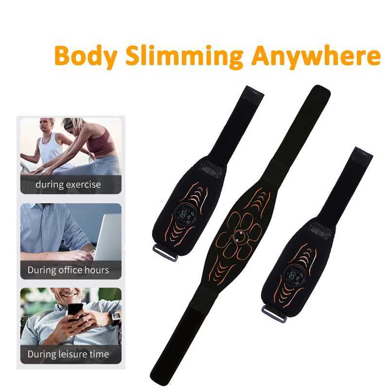 Abdominal Massager Waist Belt Muscle Toner Smart Abdominal Muscle For Arm Leg Workout Training Fitness Massage Equipment W250724