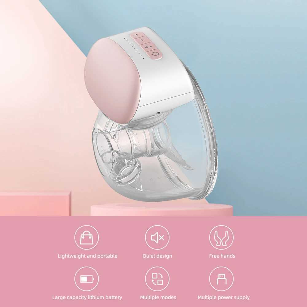 Homesen Wearable Breast Pump Hands Free Electric Single Portable Wearable Cup 8Oz/ 240Ml BPA Free 3 Modes 10 Suction Levels Comfortable X250724