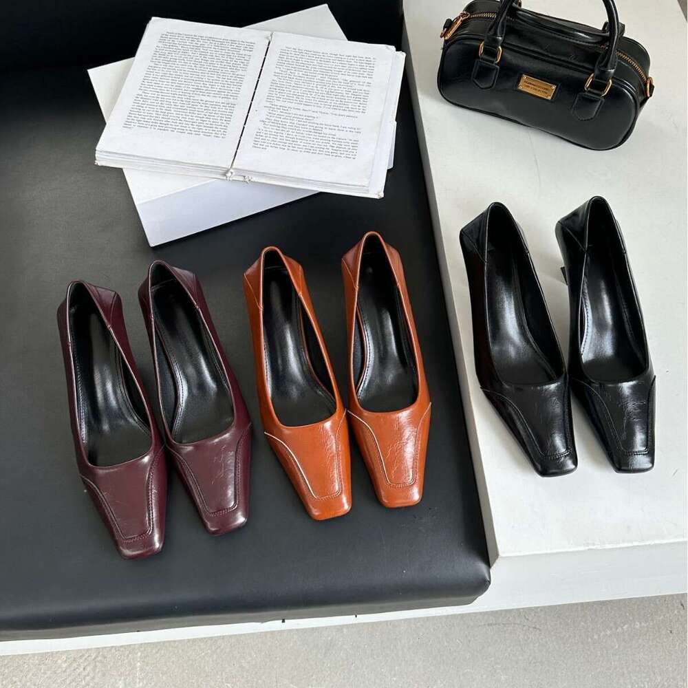 High Heels for Women, Stiletto, Elegant, Versatile, French Style, Shallow Mouth, Light Luxury, Solid Color, Work Shoes