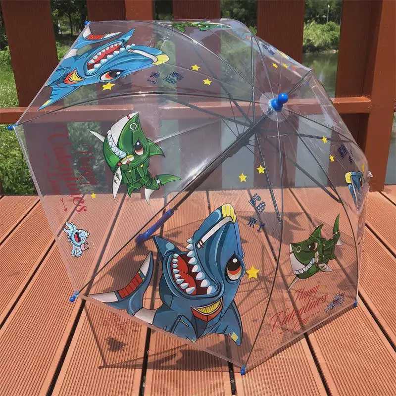 New Fire Tru Engineering T Transparent Childrens Umbrella Kindergarten Creative Cute Cartoon Baby Boys Umbrella R250724