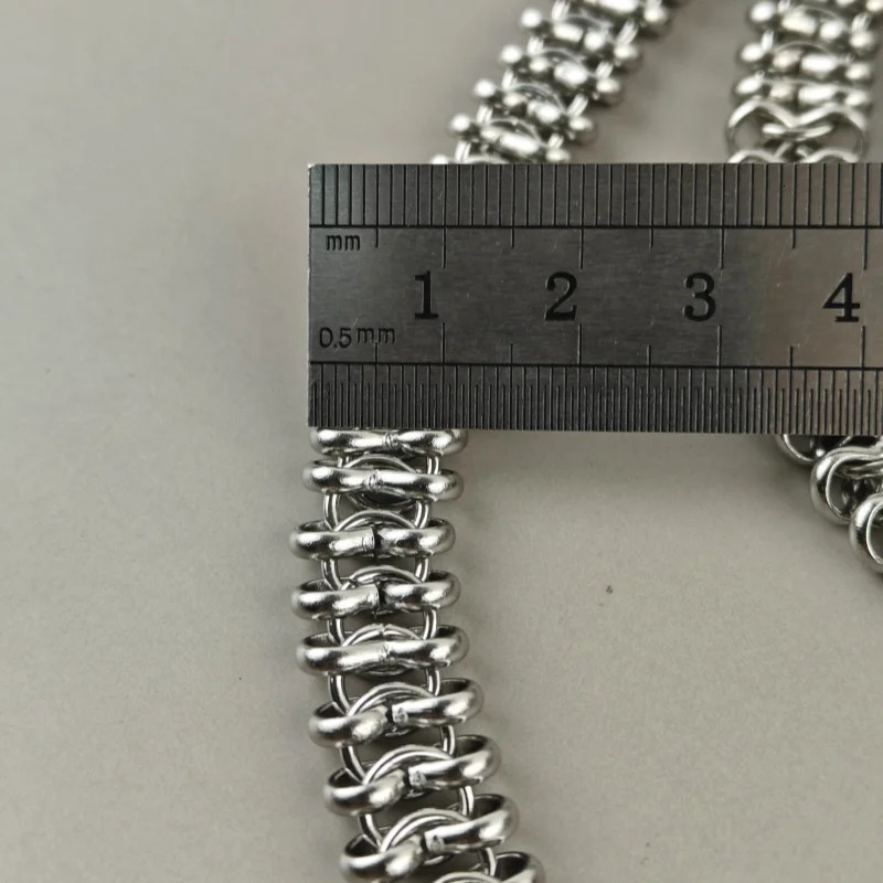 Model Cuban Style Stainless Steel Eight Character Pants Chain Hip Hop Men And Women Ones Waist Accessories 250722