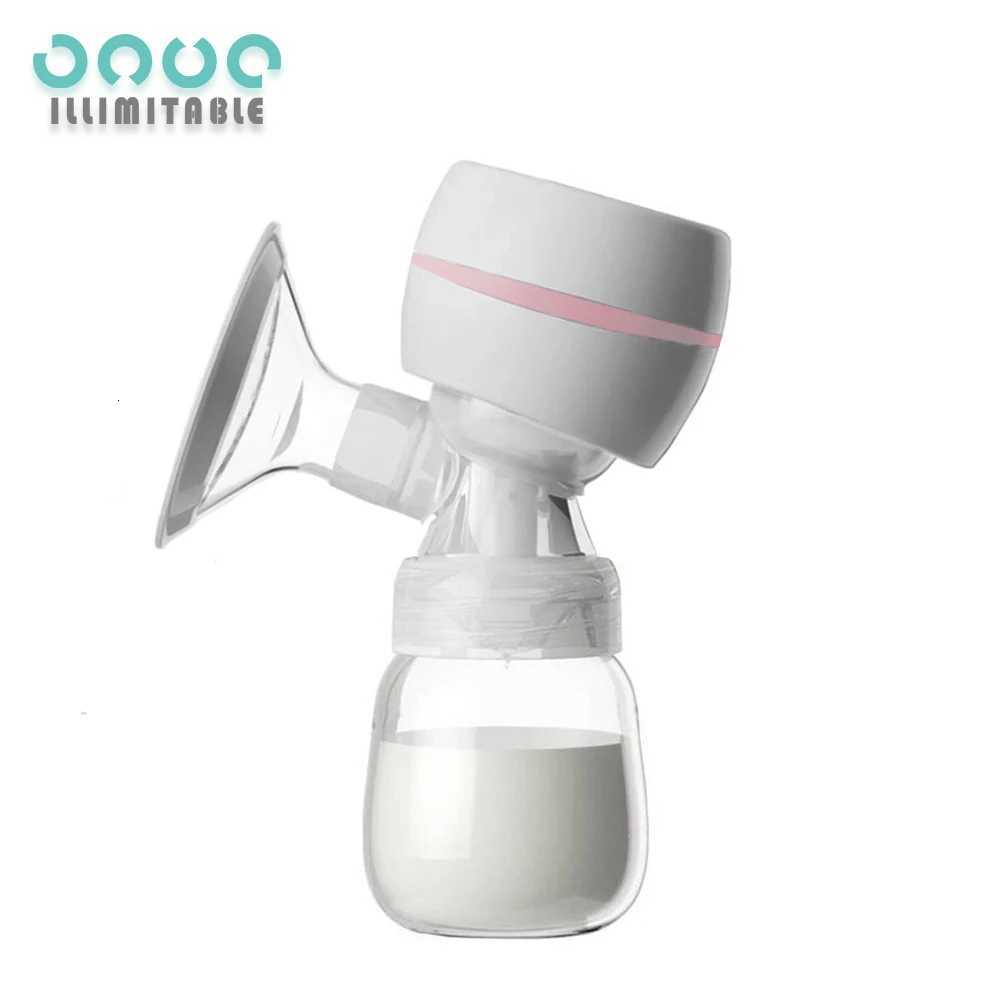 Portable Integrated Electric Breast Pump with LED Screen for Breastfeeding with 3 Modes 9 Suction Levels Low Noise 180ml Milk Bottle X2507241