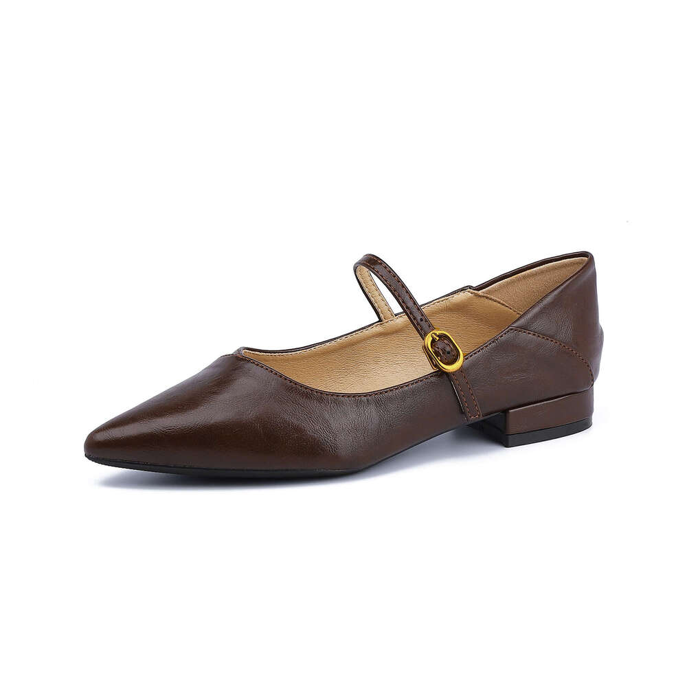 Designer Spring New High Heels 2025 French Pointed Toe Single for Women Outdoor Wear High-end Shoes