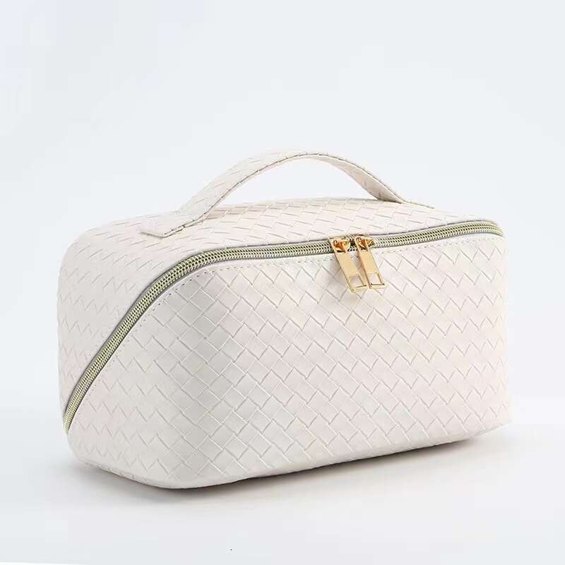Large Capacity Woven Makeup Portable Handheld Toiletry Travel Storage Multifunctional Waterproof Bag