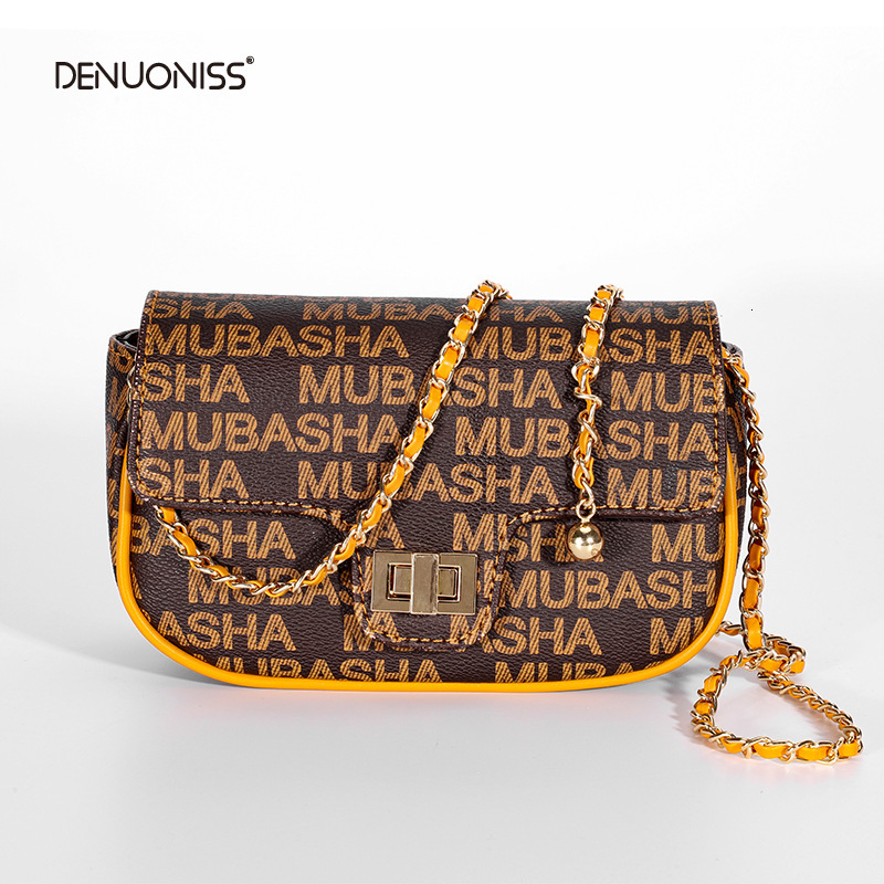 Designer Trendy Fashion Vintage Chain Small Square Stylish Shoulder Personality Simple Crossbody Light Luxury Women's Bag