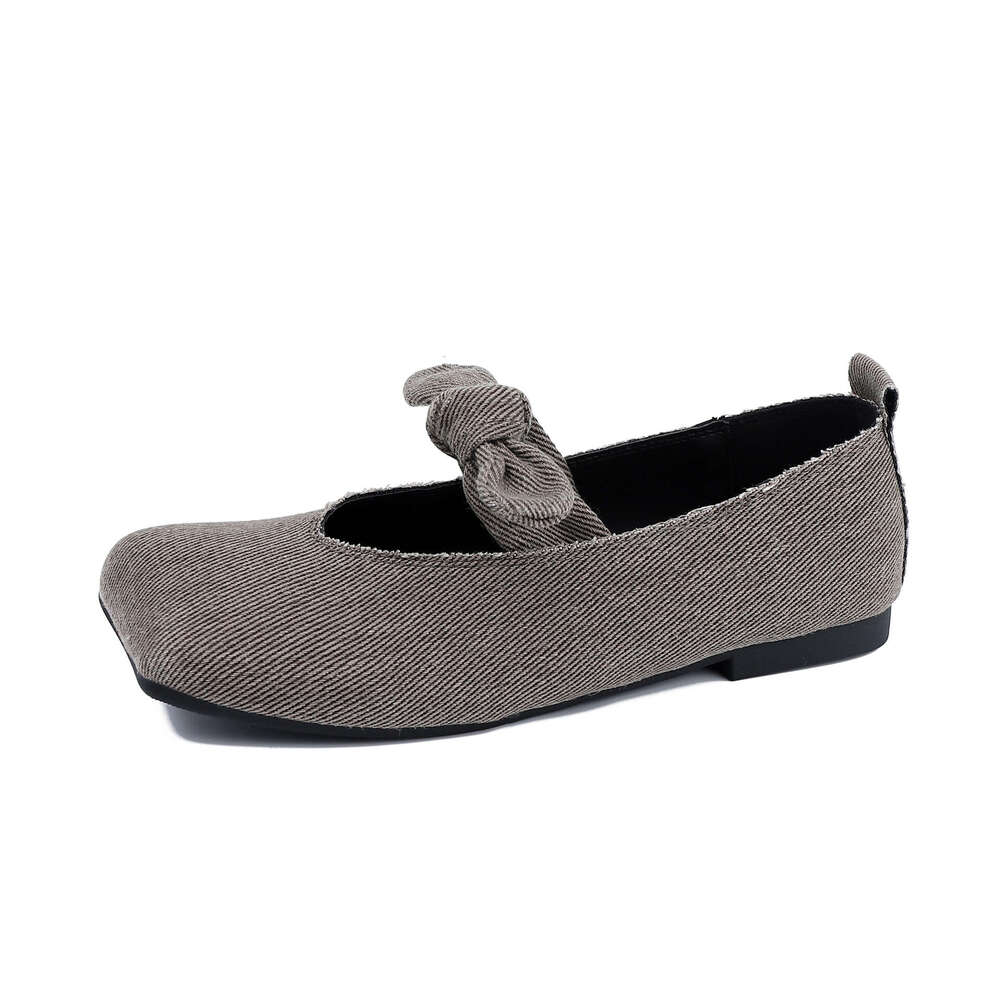 Korean Style Casual Shoes for Women, Versatile Flat 2025 Spring Summer New Shallow Soft Sole Mary Jane Shoes, Loafers