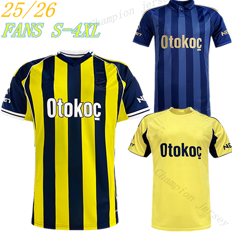 25 26 Men Fenerbahce T-shirt Soccer Jerseys kit 2025 2026 summer fashion t-shirt size S-4XL Football MERT HAKAN ISMAIL DZEKO kids kit Football shirt