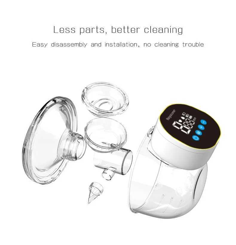 Invisible Electric Breast Milk Pump Machine Portable Breast Milk Extractor Automatic Handsfree Silent USB Rechargeable X250724