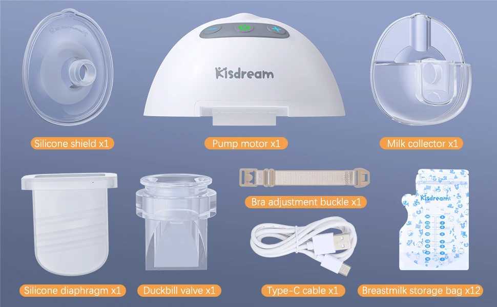 28 Wearable Electric Breast Pump 2 Modes 5 Suction Levels Silent Leak-Proof Hands Free Breast Pumps Breastfeeding X250724