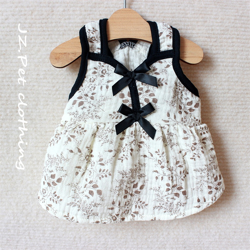 Cute INS Pet Dog & Cat Clothes - Small Pomeranian Teddy Bear Skirt with Thin Cotton Yarn for Spring/Summer