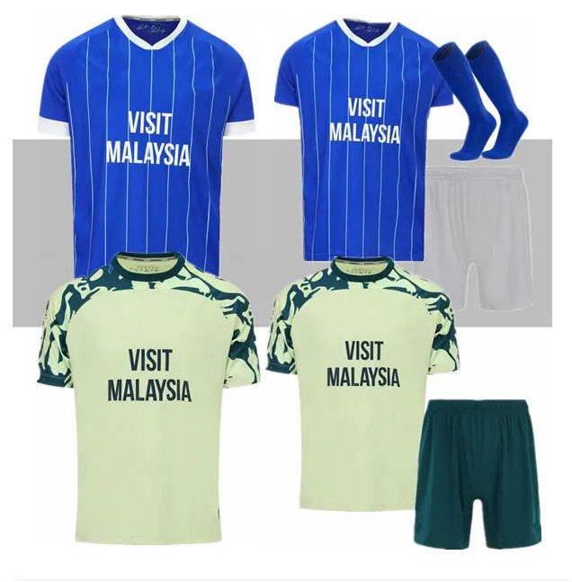 25 26 Cardiff RALLS Soccer Jerseys PHILOGENEP RINOMHOTA COLWILL RATCLIFFE O'DOWDA Home 3rd Child Football Shirts Uniforms Cardiff 2025 2026 men Kids Kits