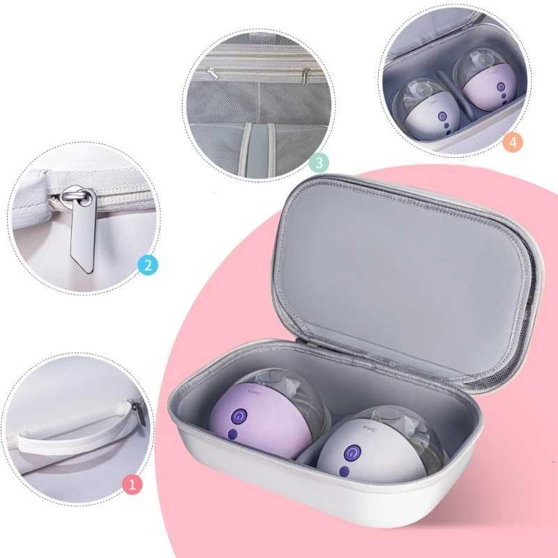 Travel Case Box Hard EVA Shell Organizer Bag for Electric Breast Pump Enjoy Full Protection and Easy Storage X250724