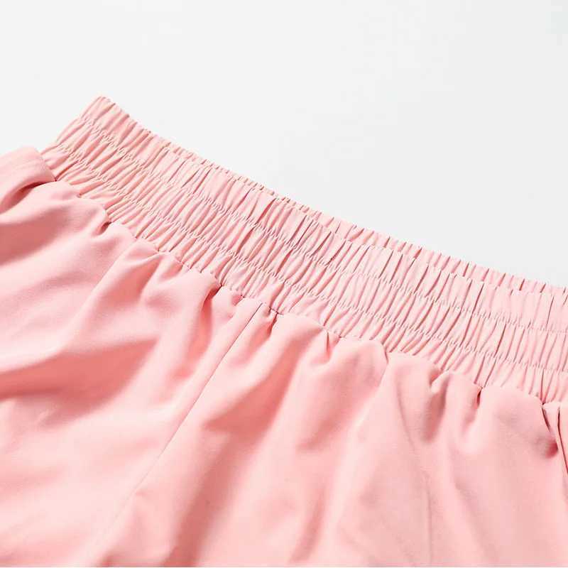 Women Pocket Naked Feel Quick-Dry Yoga Shorts Two Piece Look Butt Lifting Workout Shorts For Running Cycling Fitness Clothes XJ250724